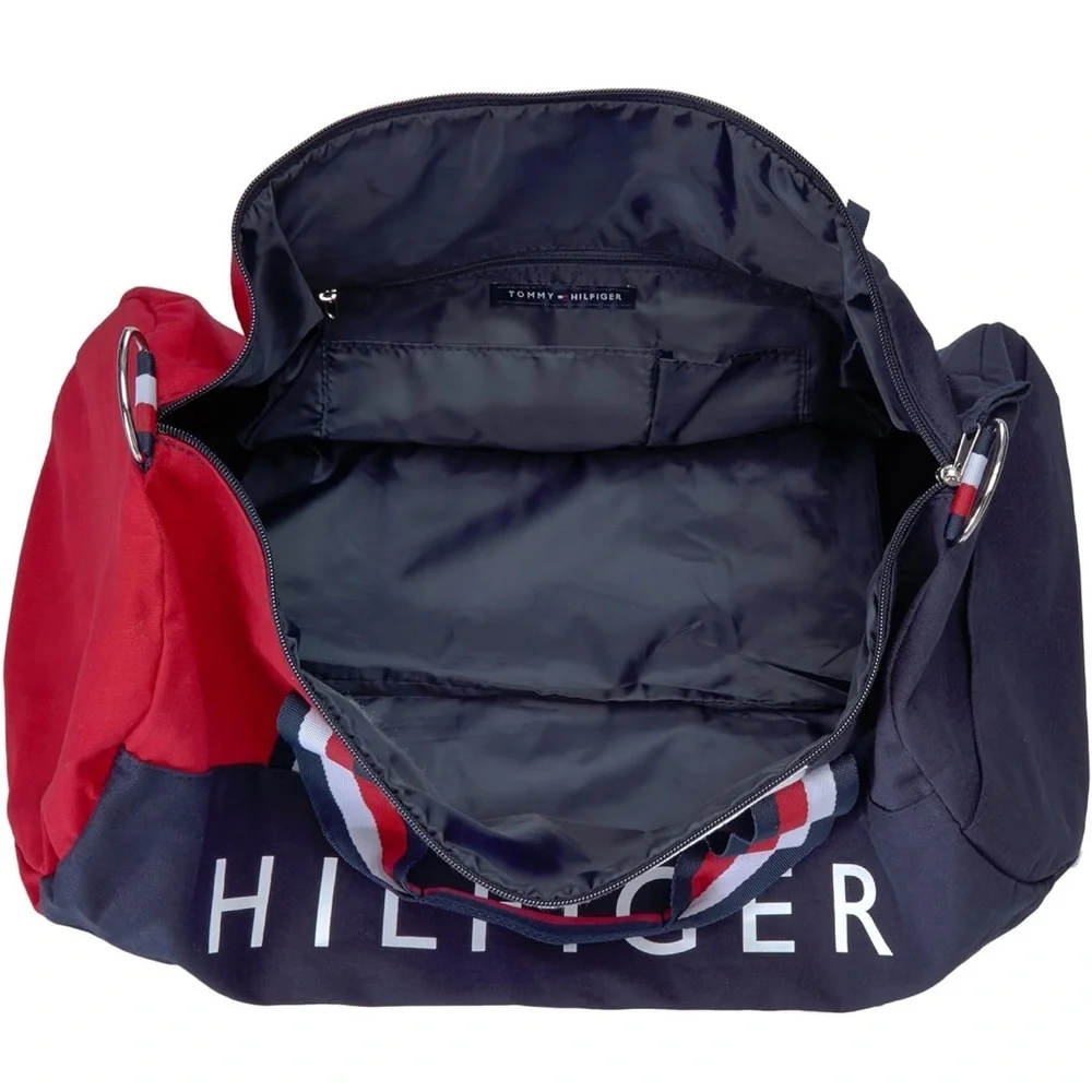 Tommy Hilfiger Classic Spell Out Canvas Duffle Bag